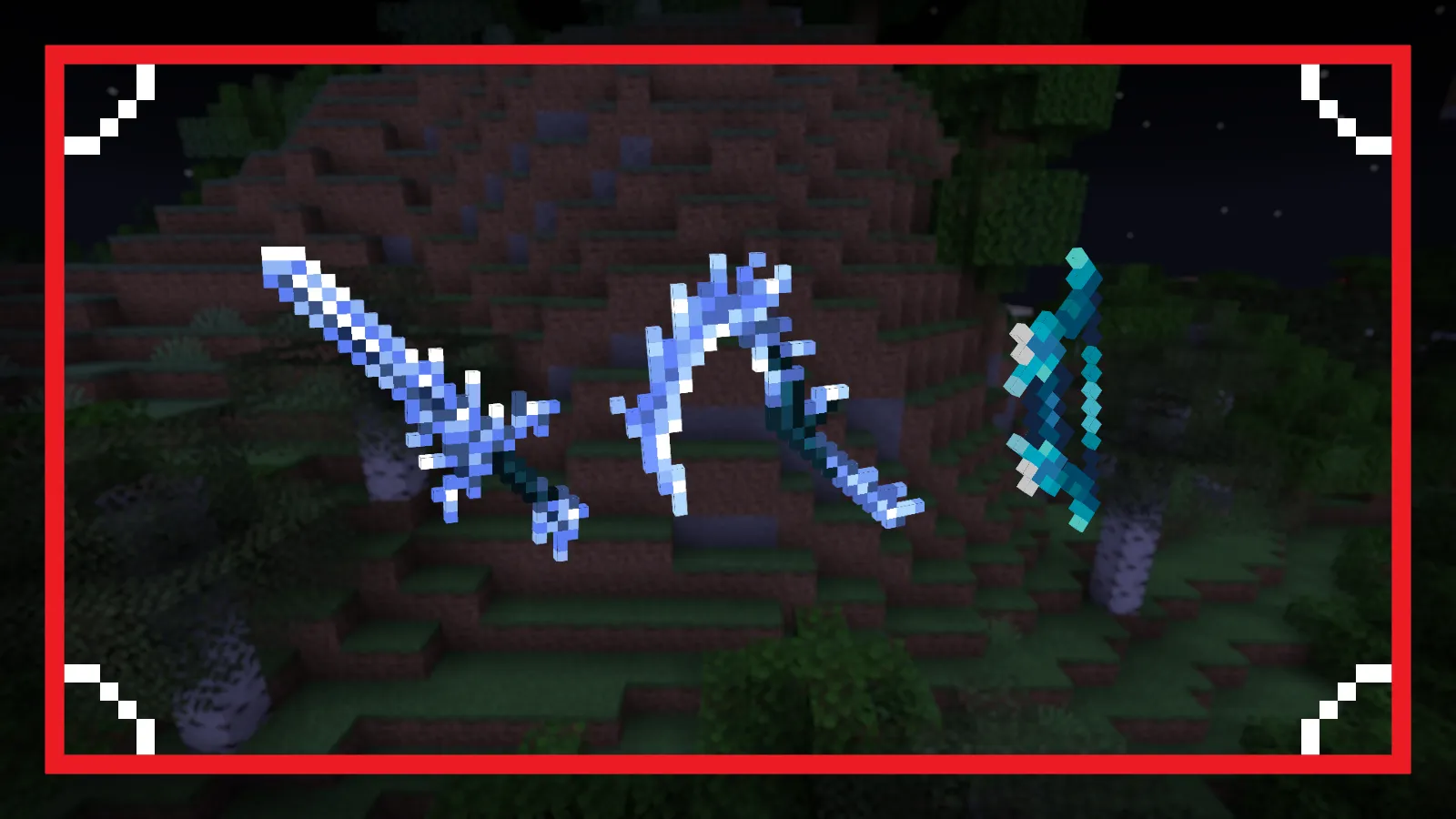 Dungeons's Winter Pack, Текстуры, Minecraft