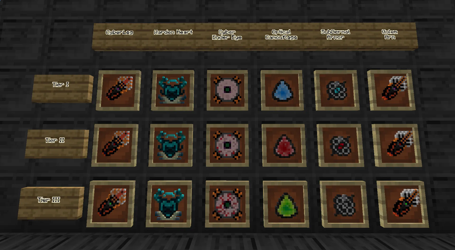 [BMS-SGA] Aristysa Cyberware, Моды, Minecraft