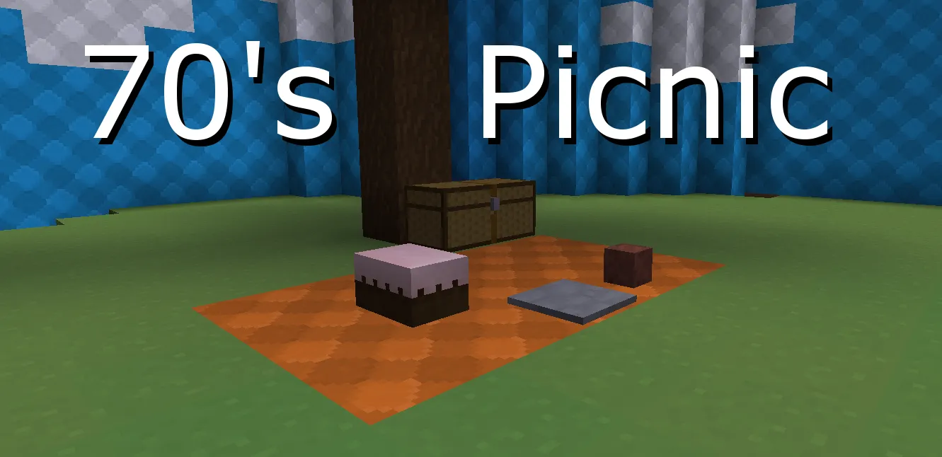 70's Picnic — скриншот 1 (Текстуры, Minecraft)