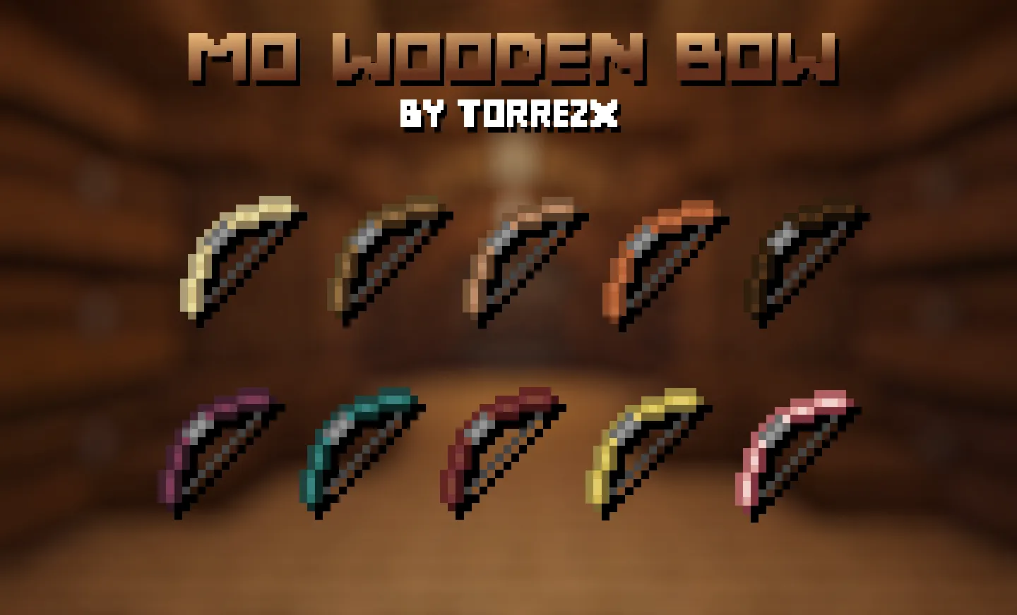 Torrezx-Mo wooden bows — скриншот 1 (Текстуры, Minecraft)