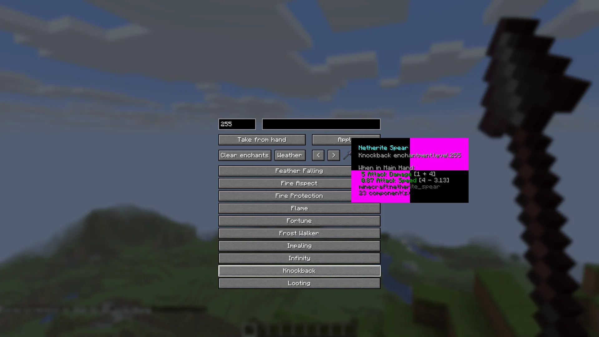 Enchanted Menu, Моды, Minecraft