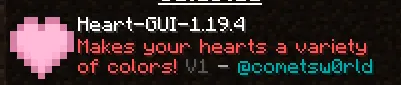 Hearts-Gui-By Cometsw0rld — скриншот 4 (Текстуры, Minecraft)