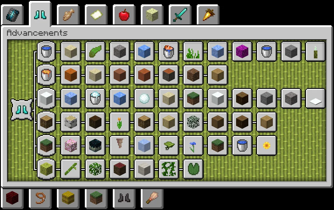Vanilla Advancement Precisions — скриншот 8 (Кастомизации, Minecraft)