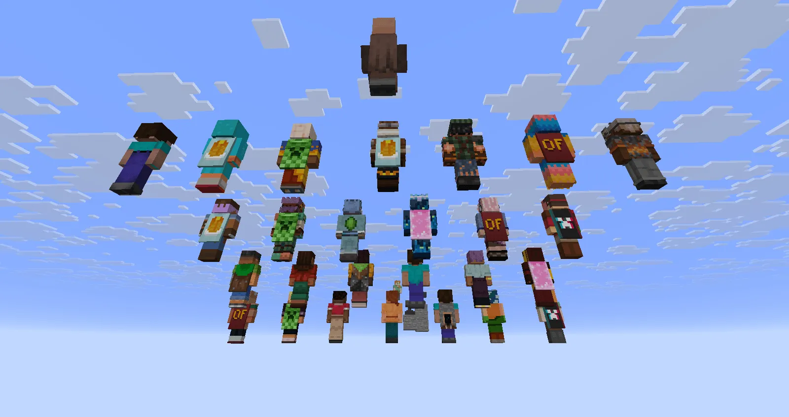 Alex And Steve Villagers, Текстуры, Minecraft