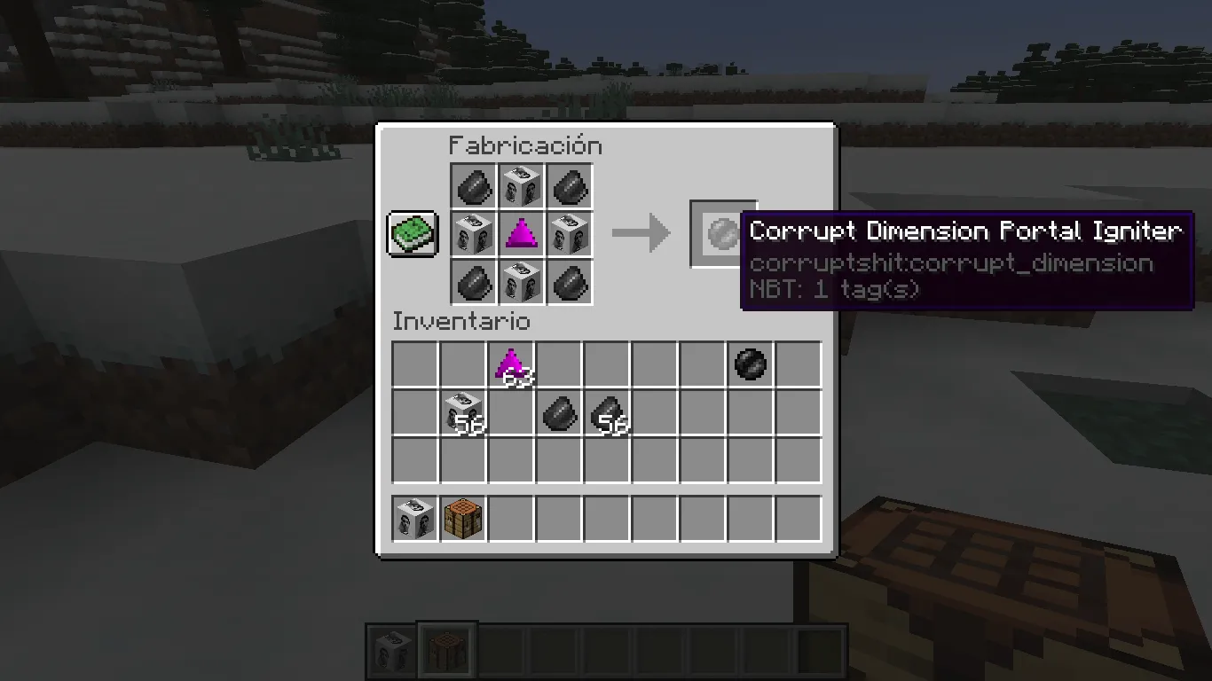 corrupt world, Моды, Minecraft