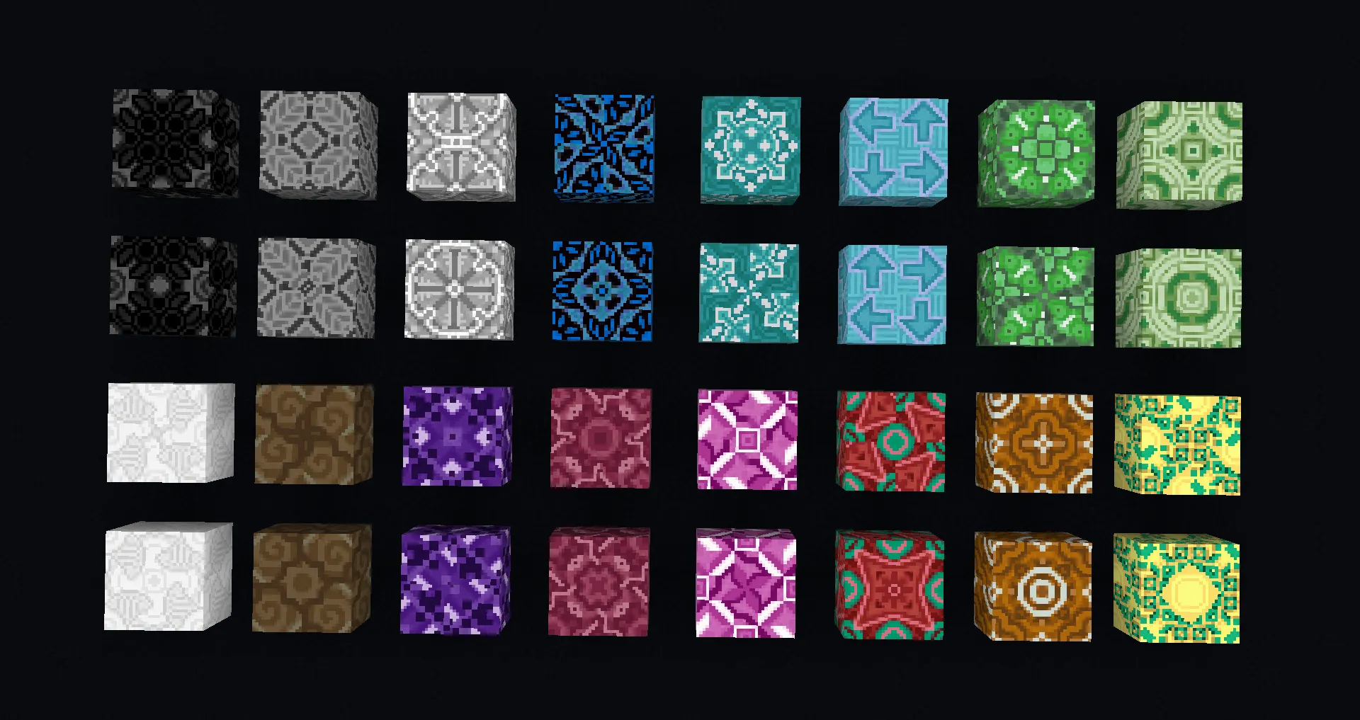Feur Colors - Variant of Vanilla colored blocks [Forge], Моды, Minecraft