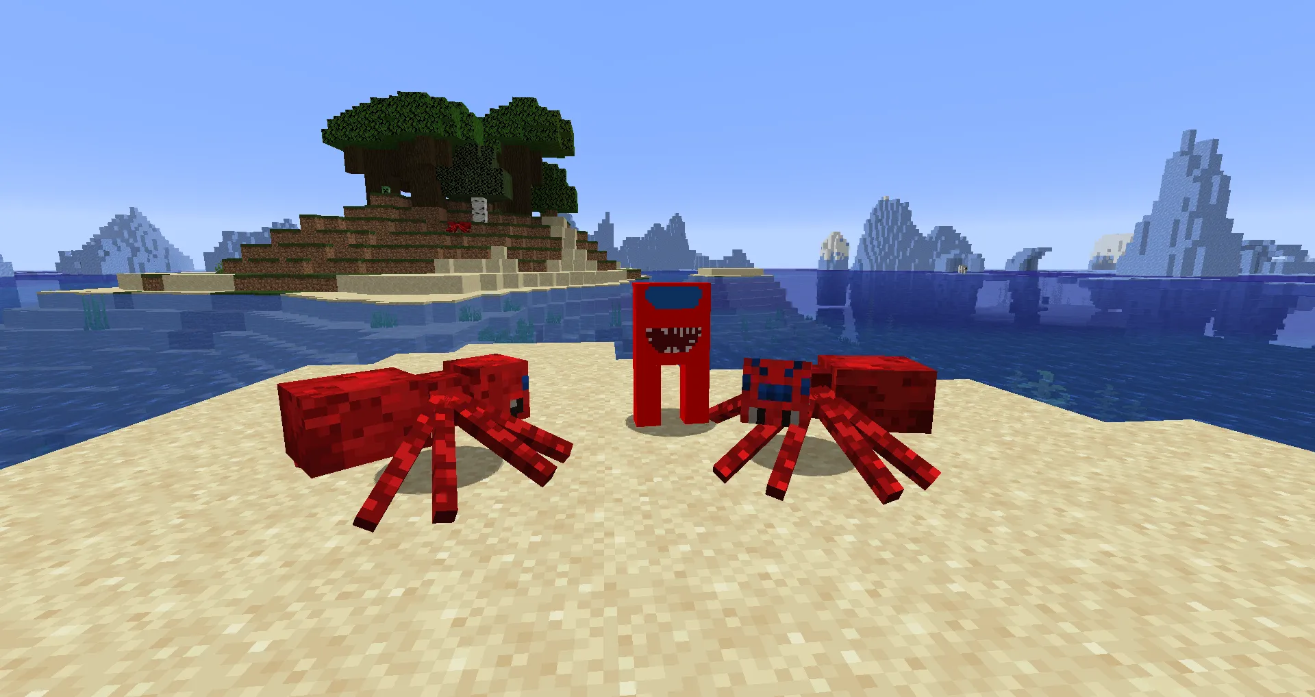 Amogus Boss, Моды, Minecraft