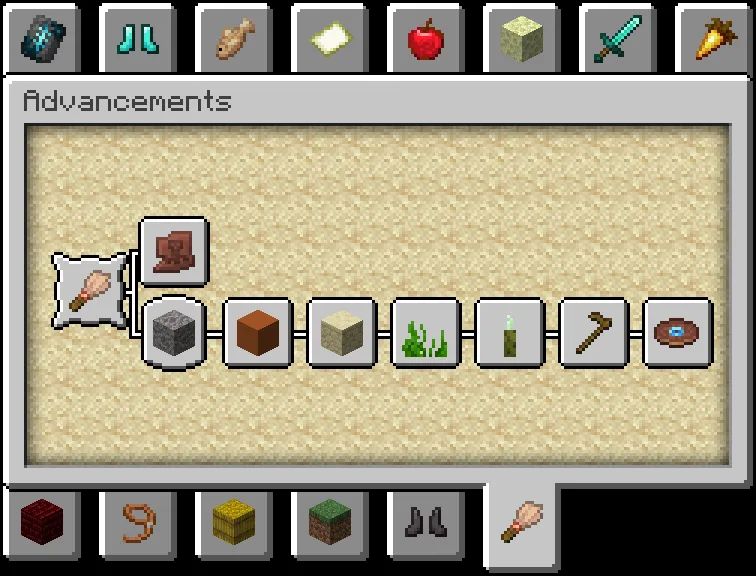 Vanilla Advancement Precisions — скриншот 6 (Кастомизации, Minecraft)
