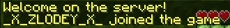 MessageJoinPlayer — скриншот 1 (Плагины, Minecraft)