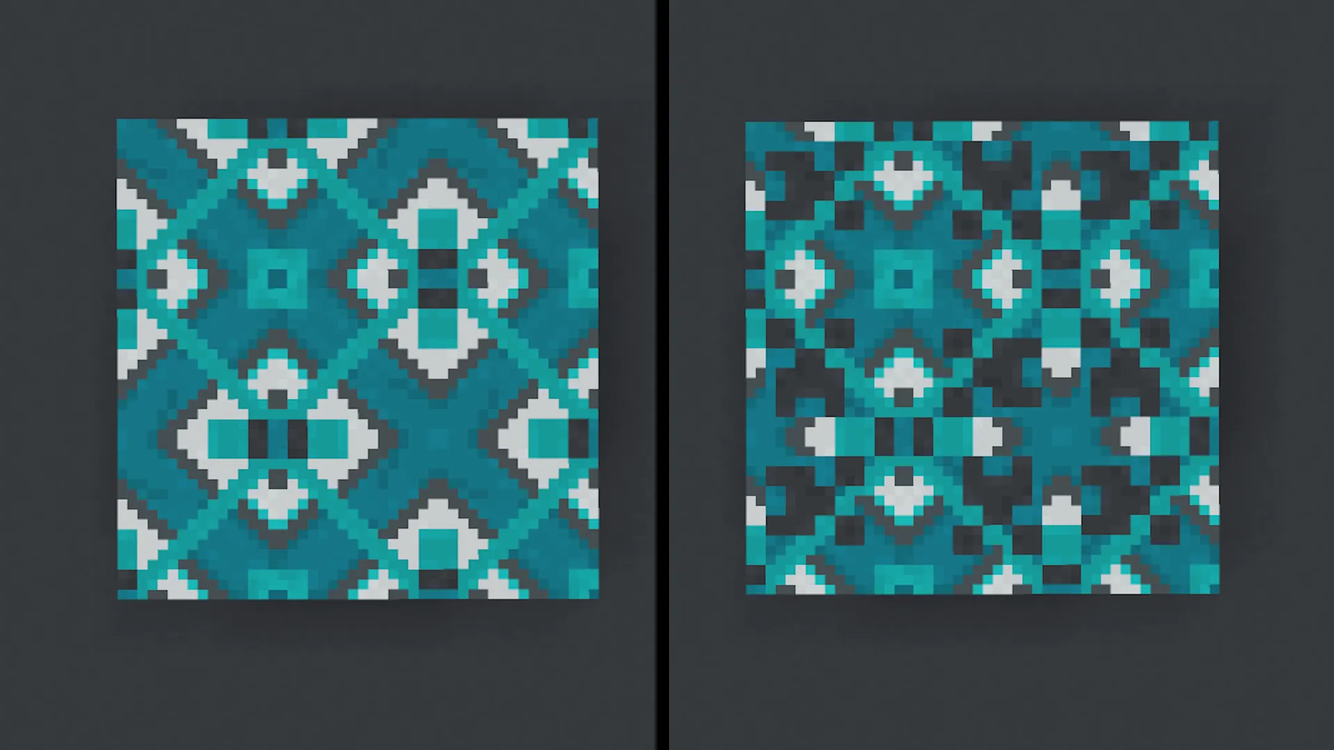 Glazed Cyan Terracotta Fixed, Текстуры, Minecraft