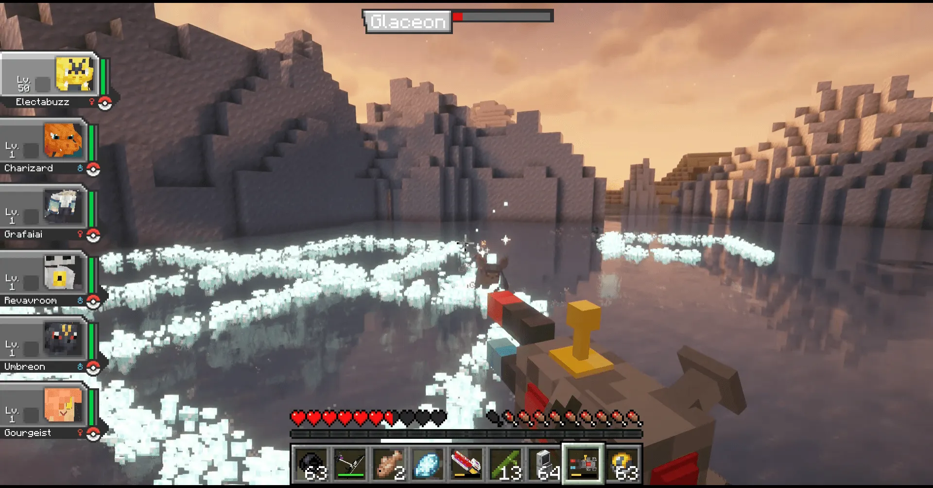 Cobblemon Fury ( real-time battle !) — скриншот 4 (Моды, Minecraft)