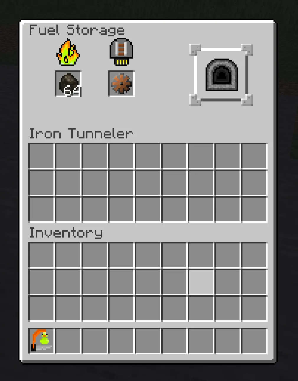 Tunneler, Моды, Minecraft