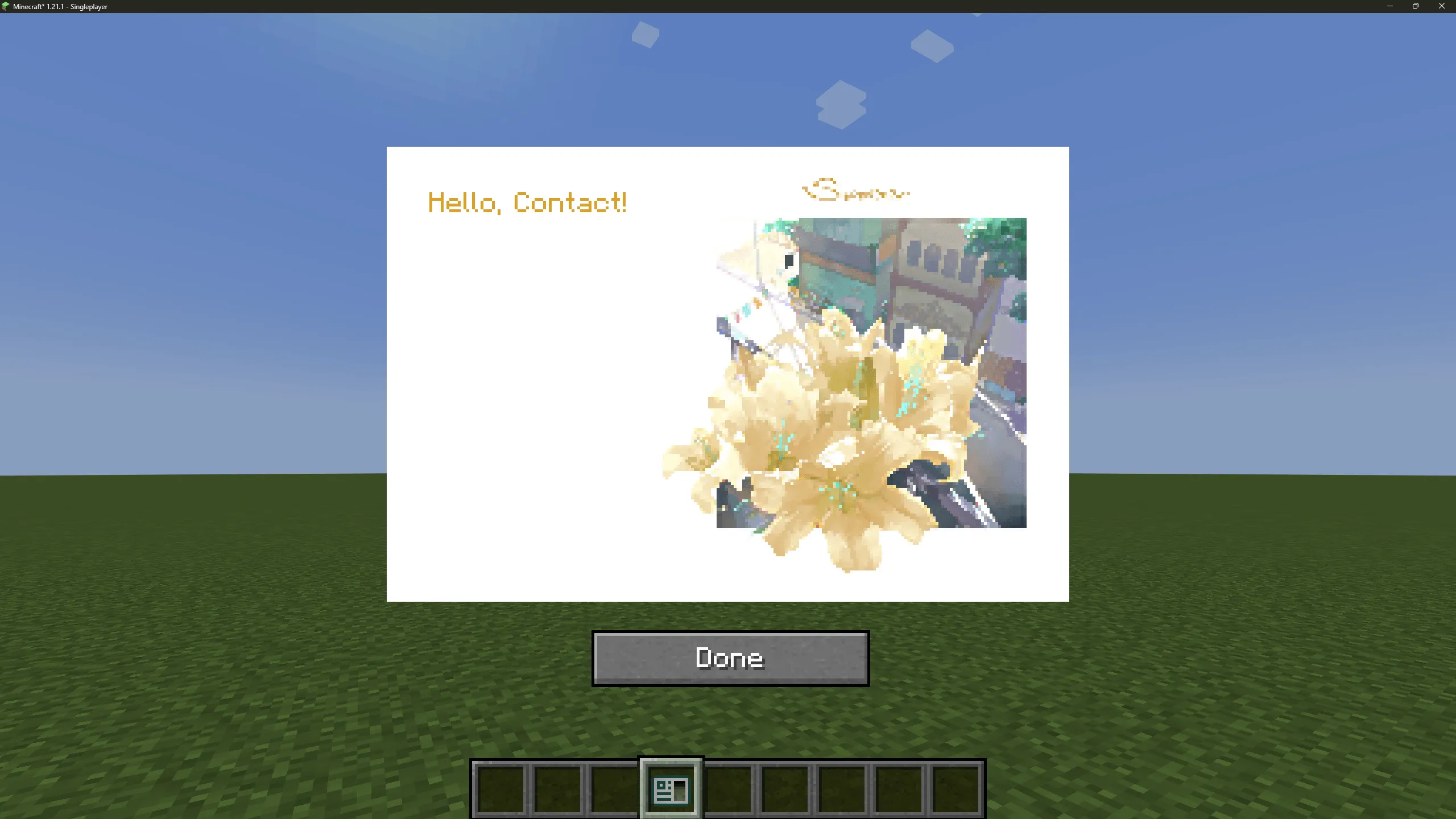Contact: LoveRekindled, Моды, Minecraft
