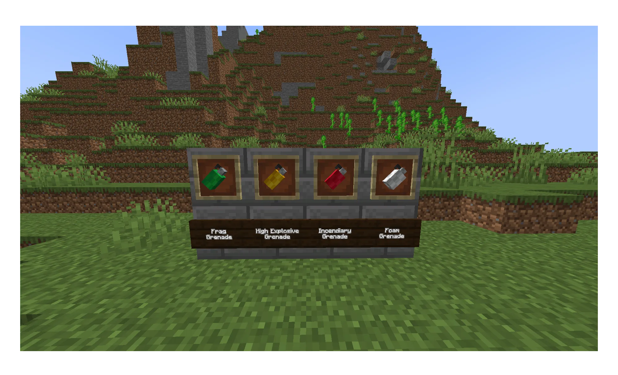 Grenade Variety, Моды, Minecraft