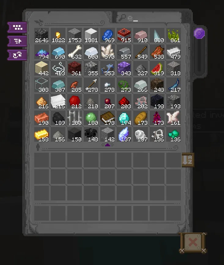 Dark Ars Storage Lectern GUI, Текстуры, Minecraft