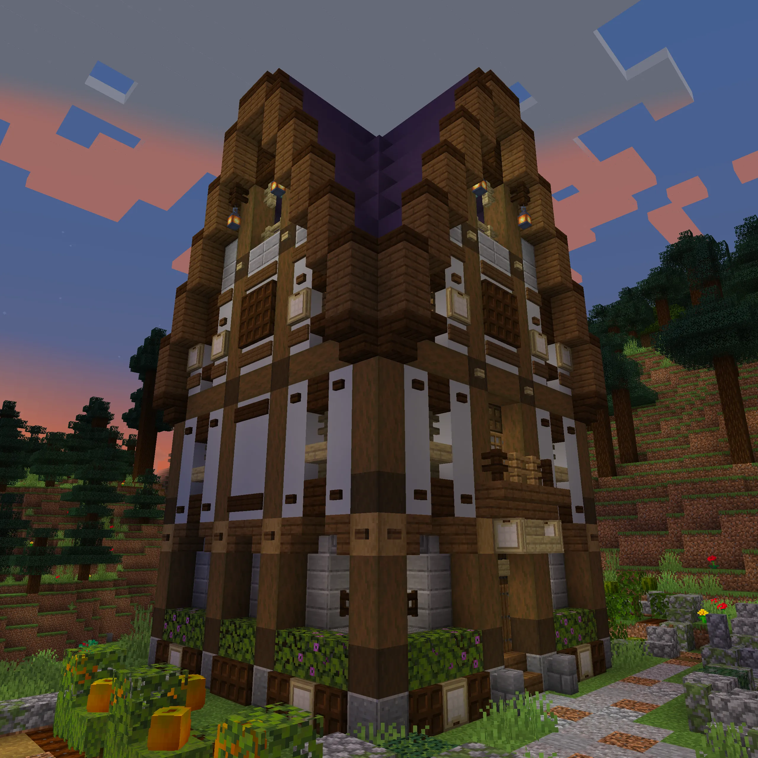 Medial Starter Farm House — скриншот 1 (Моды, Minecraft)