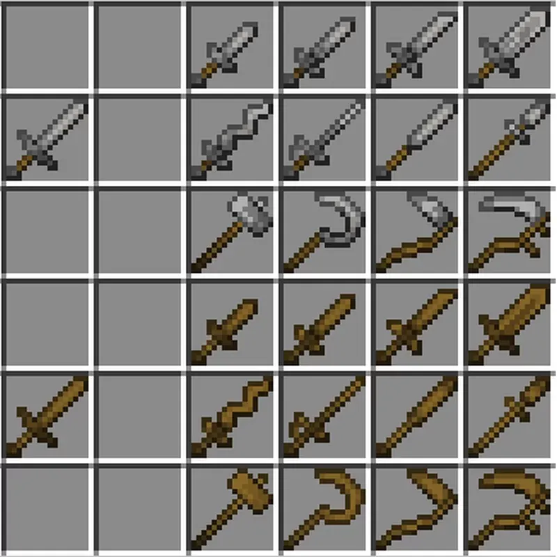 Variant Armory, Текстуры, Minecraft