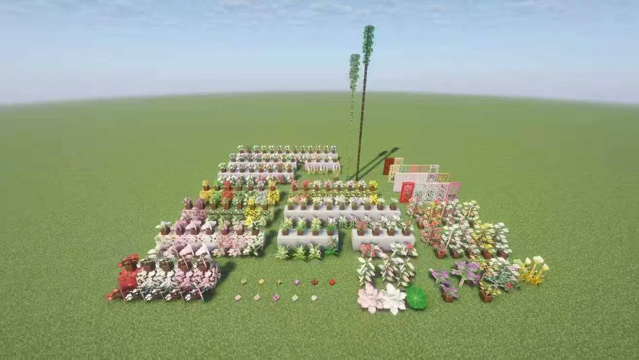 More Ornamental Plants — скриншот 3 (Моды, Minecraft)