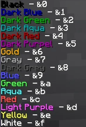 Color Writer — скриншот 2 (Плагины, Minecraft)