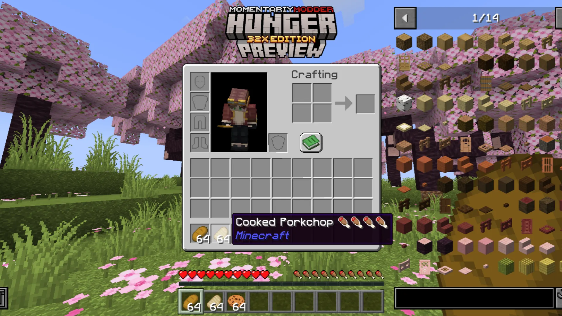 Hunger Preview [Addon for Faithful 32x/64x] — скриншот 1 (Текстуры, Minecraft)