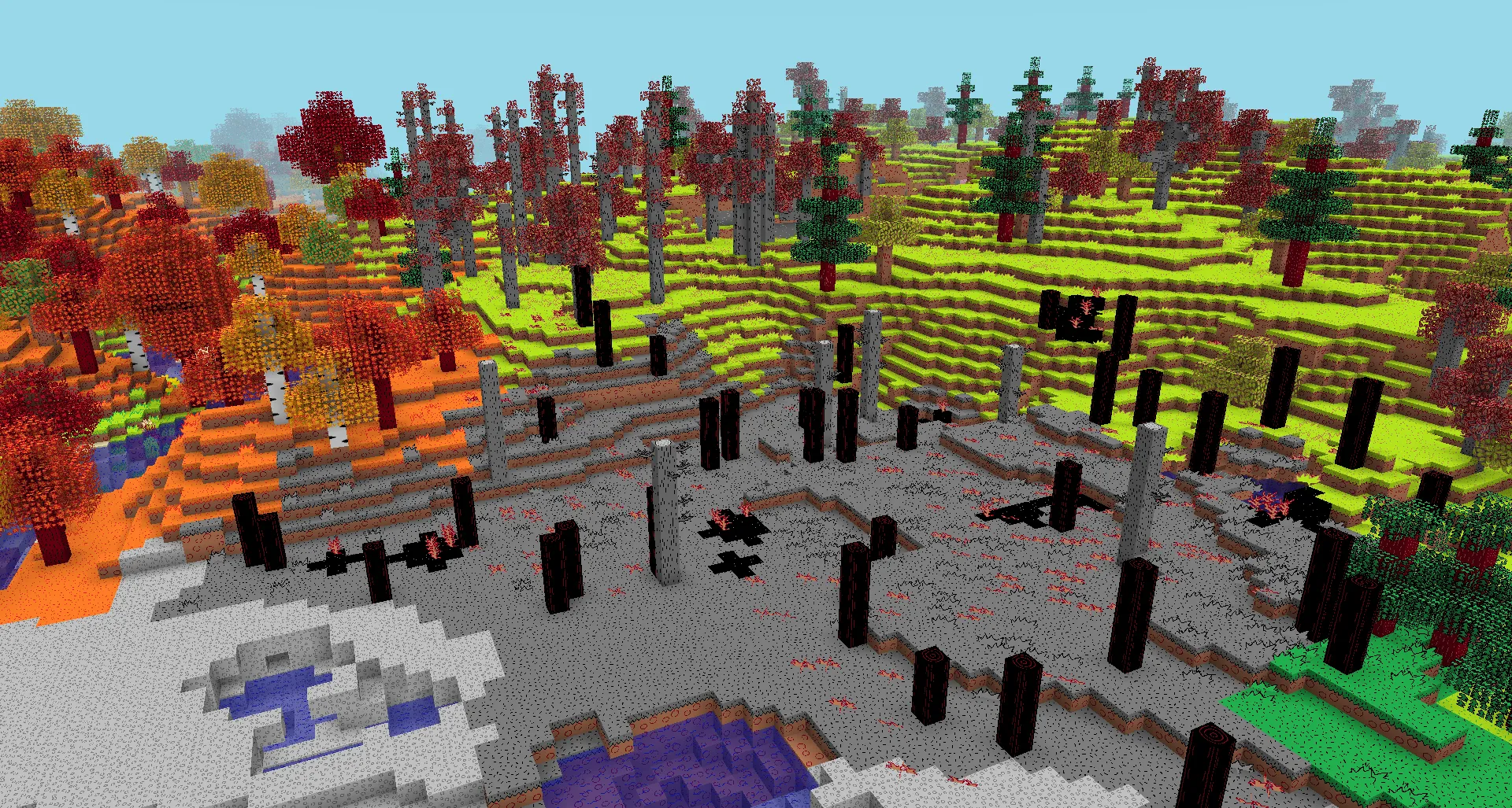 MS Painted for Biomes O' Plenty, Текстуры, Minecraft