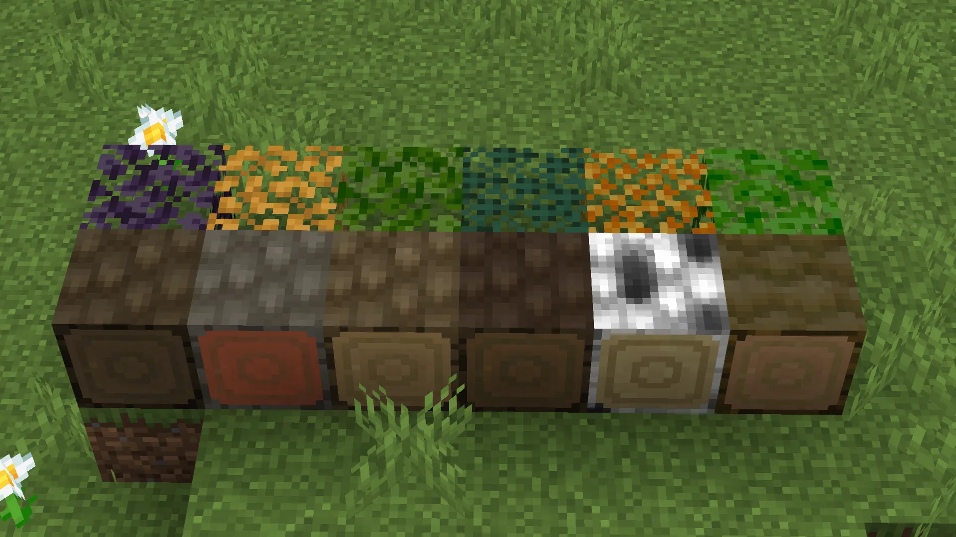 alessio's tree overlay, Текстуры, Minecraft