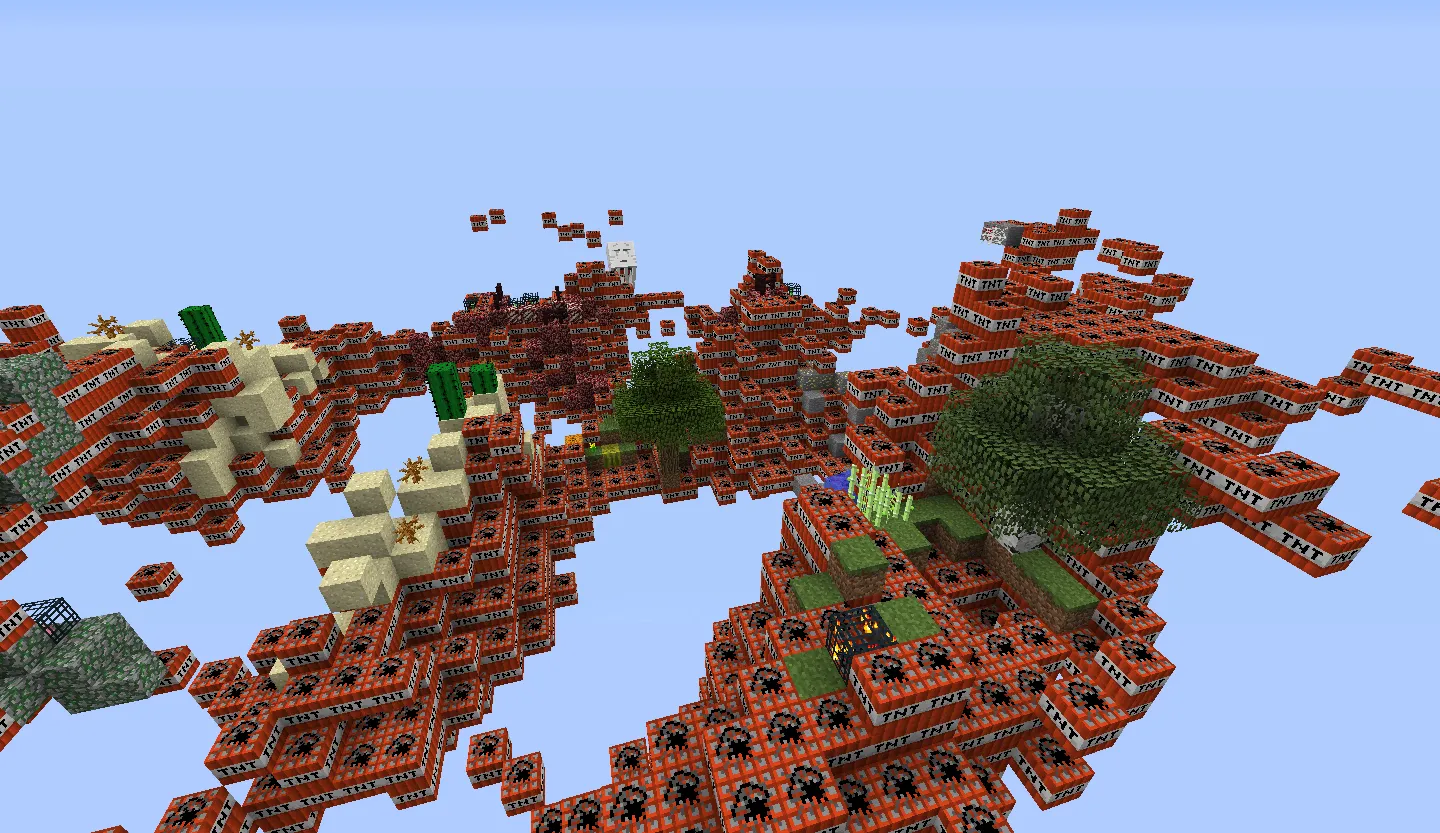 Blast Field, Карты, Minecraft