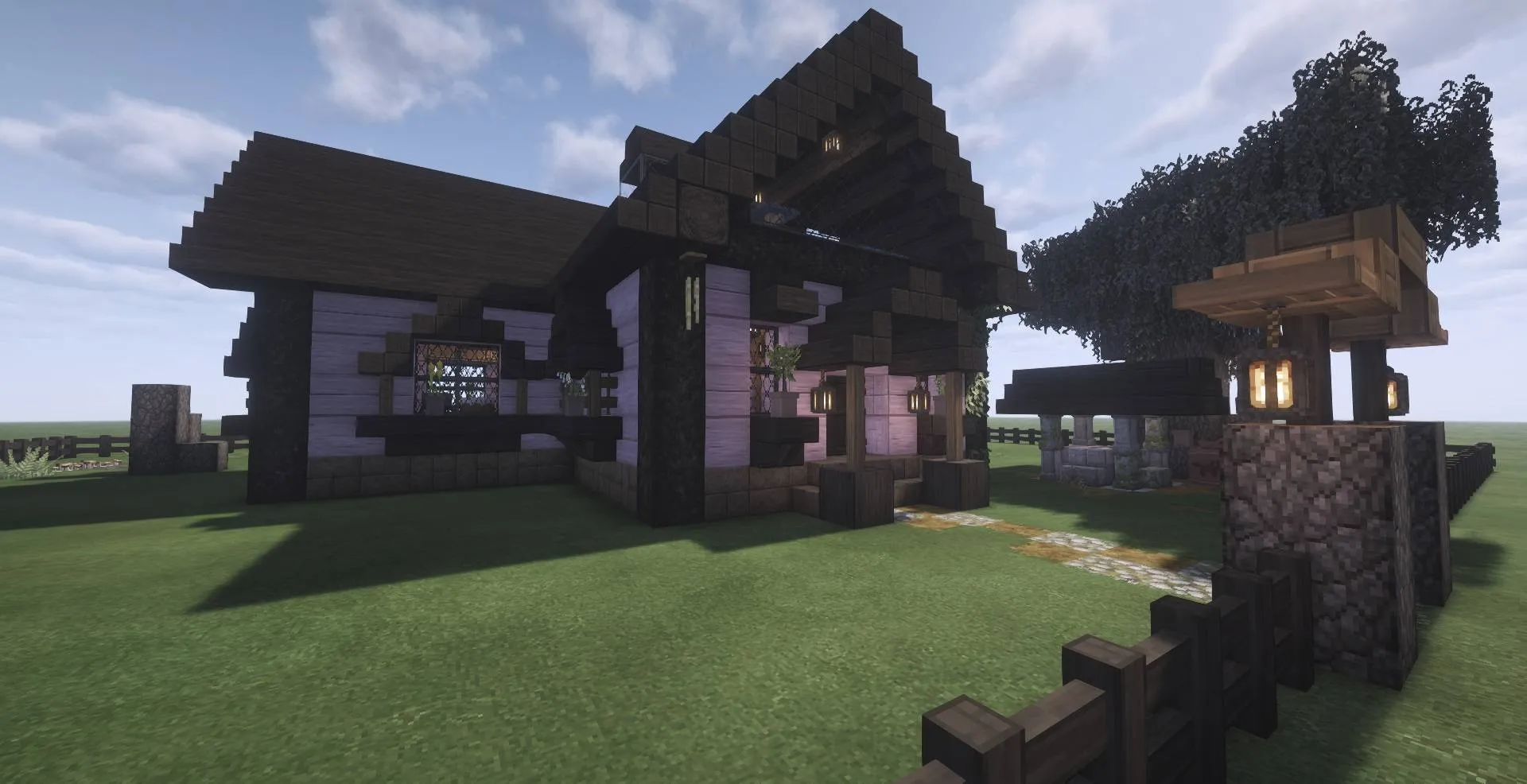 Dark Cherry survival house — скриншот 6 (Карты, Minecraft)