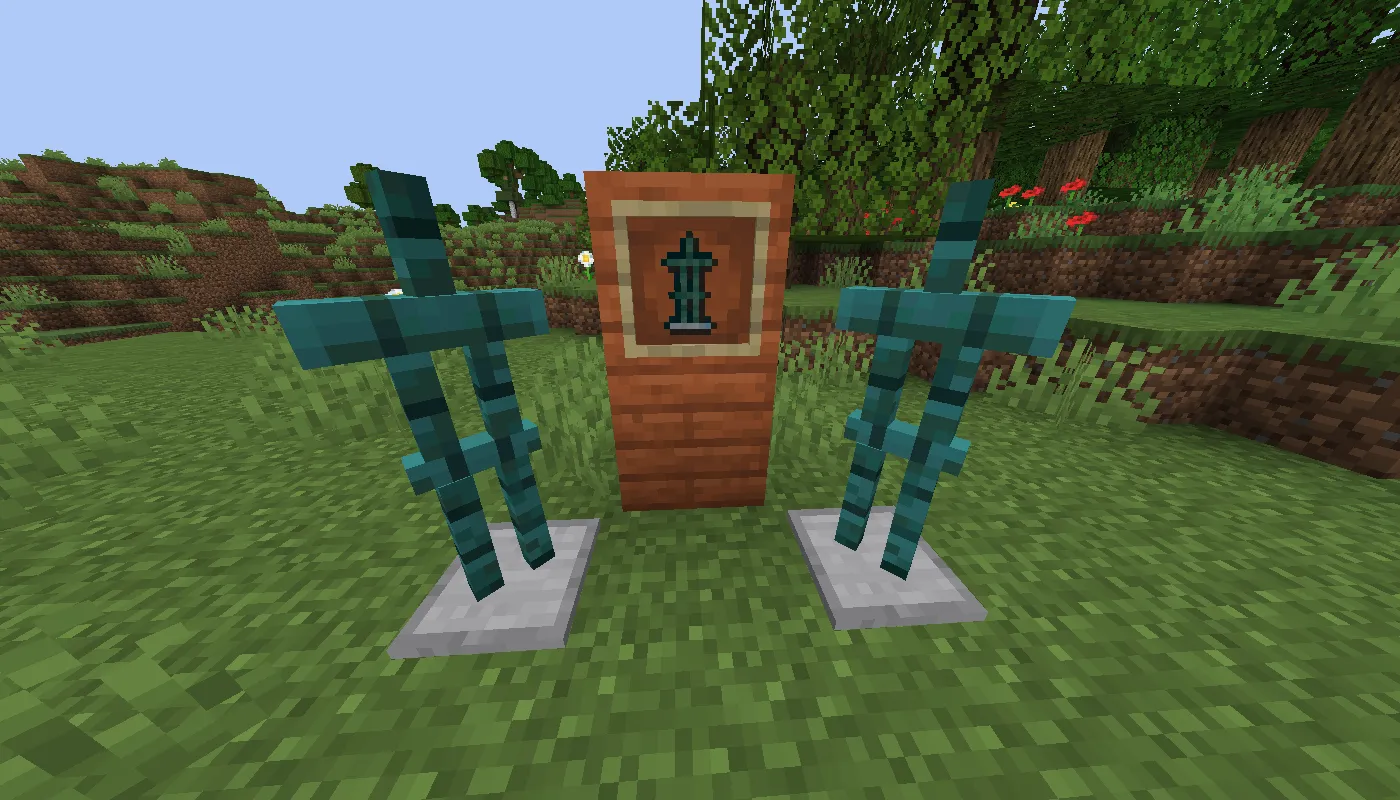 Warped Armor Stand — скриншот 2 (Текстуры, Minecraft)