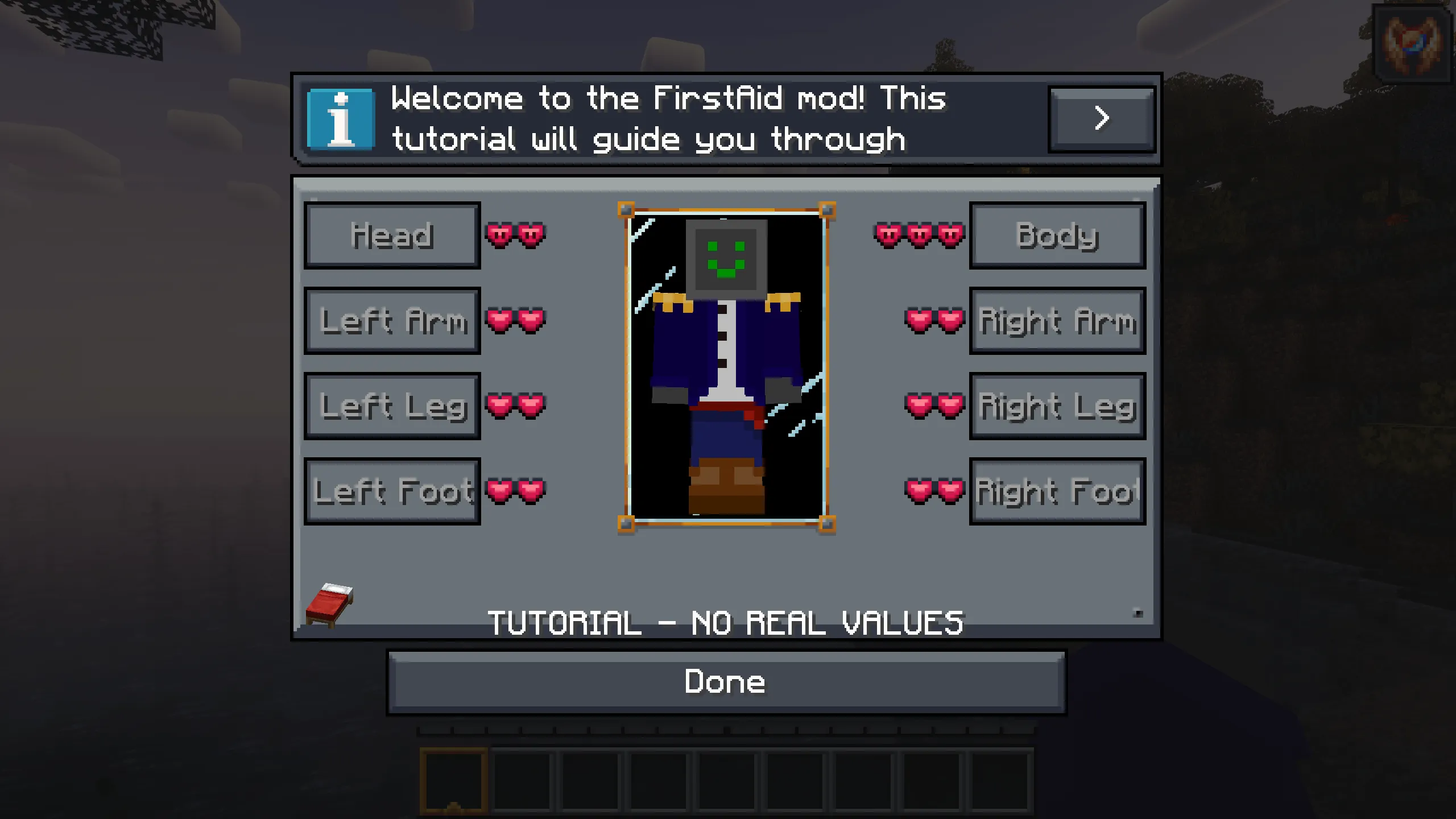 First Aid And Mandala GUI Compatibility — скриншот 2 (Текстуры, Minecraft)