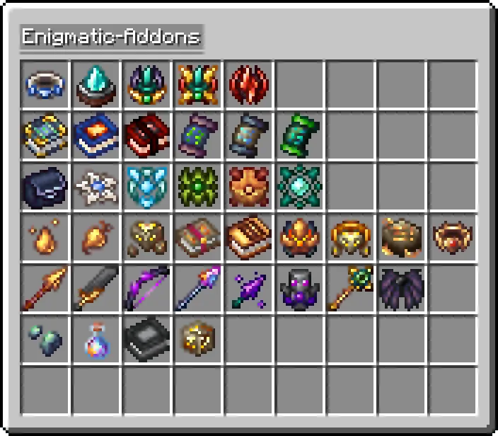 Enigmatic Addons, Моды, Minecraft