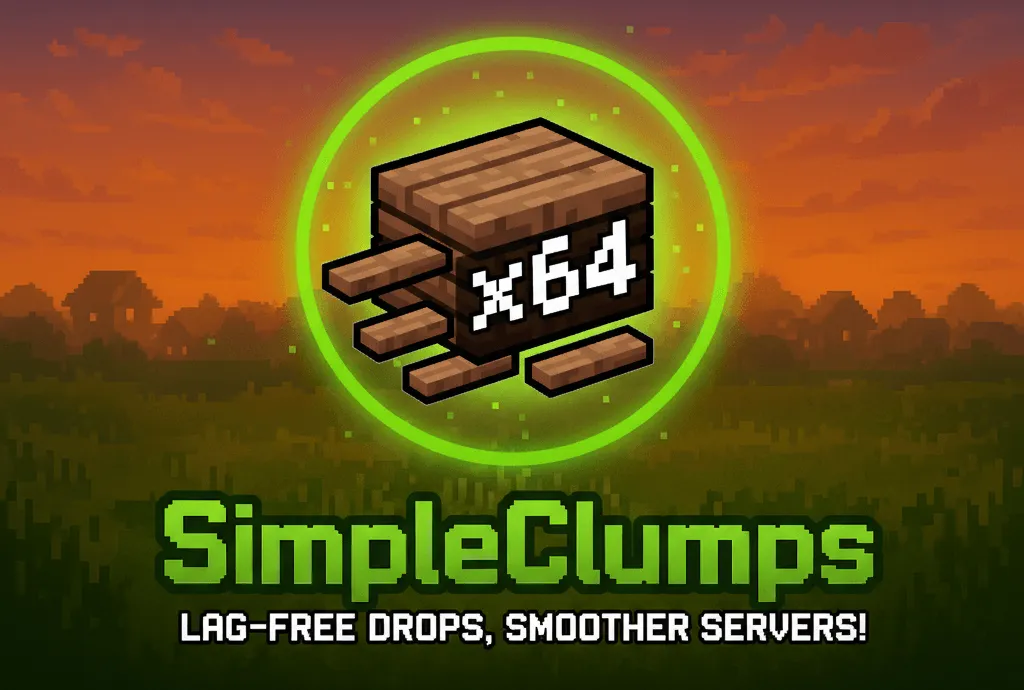 SimpleClumps — скриншот 1 (Моды, Minecraft)