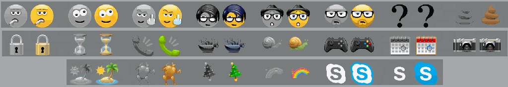 SkypeEmojis — скриншот 3 (Текстуры, Minecraft)