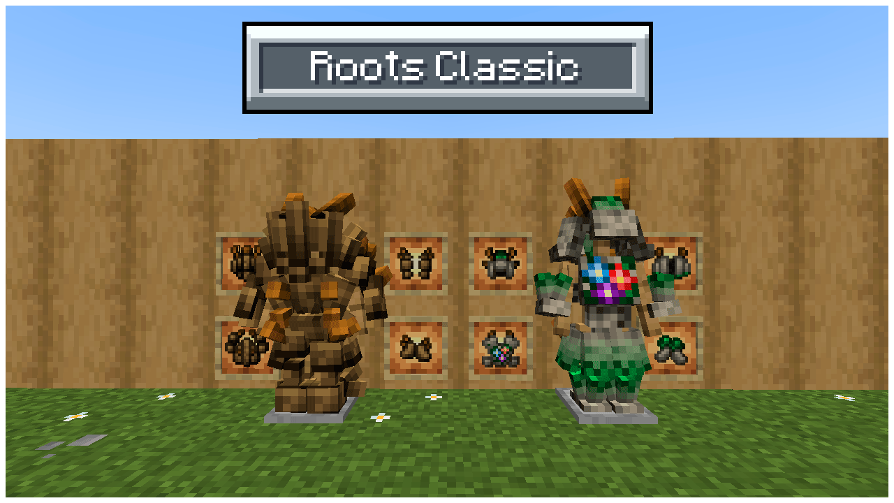 Mandala: Roots Classic Retextured [Español] — скриншот 3 (Текстуры, Minecraft)