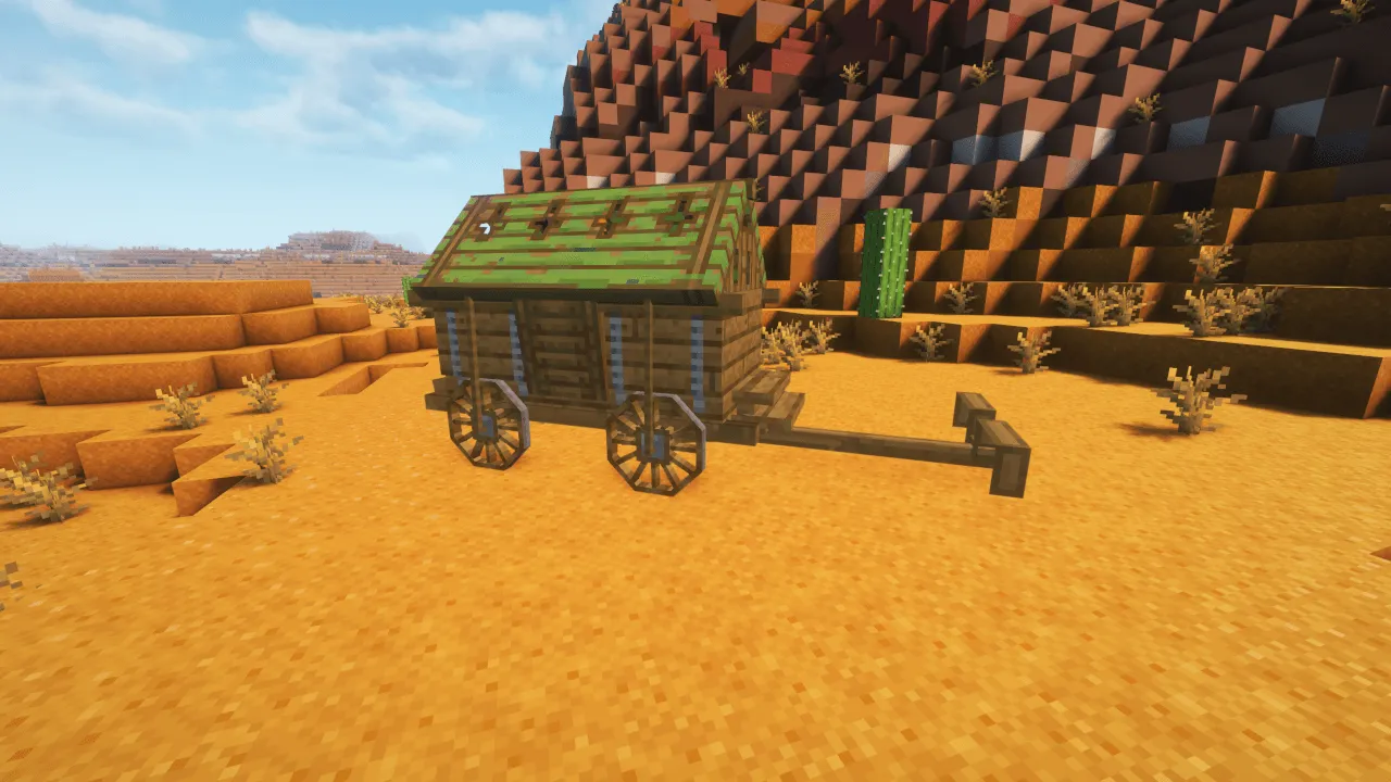 Trotting Wagons, Моды, Minecraft