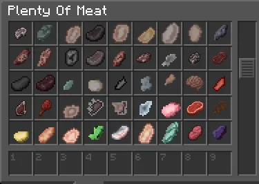 plenty of meat (Forge&Fabric), Моды, Minecraft