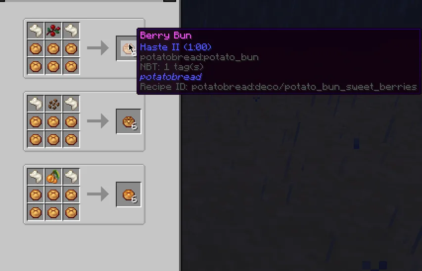 Potato Bread — скриншот 1 (Моды, Minecraft)