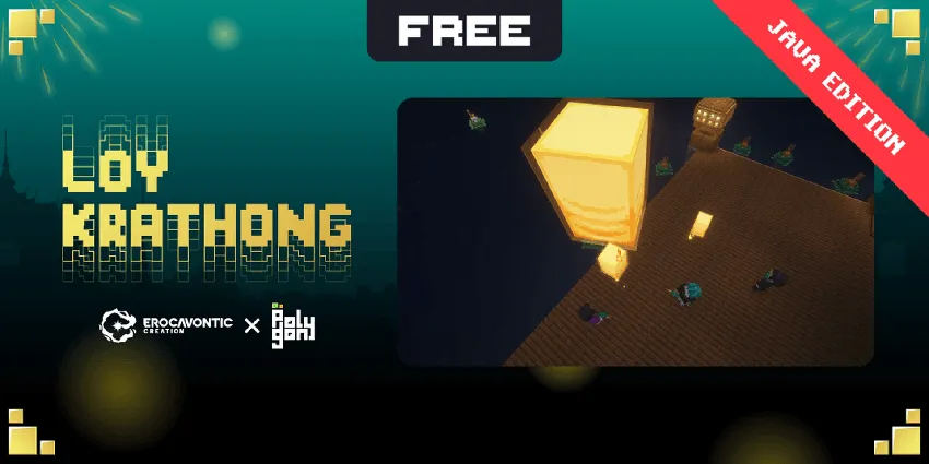 Loy Krathong [Java] — скриншот 1 (Кастомизации, Minecraft)