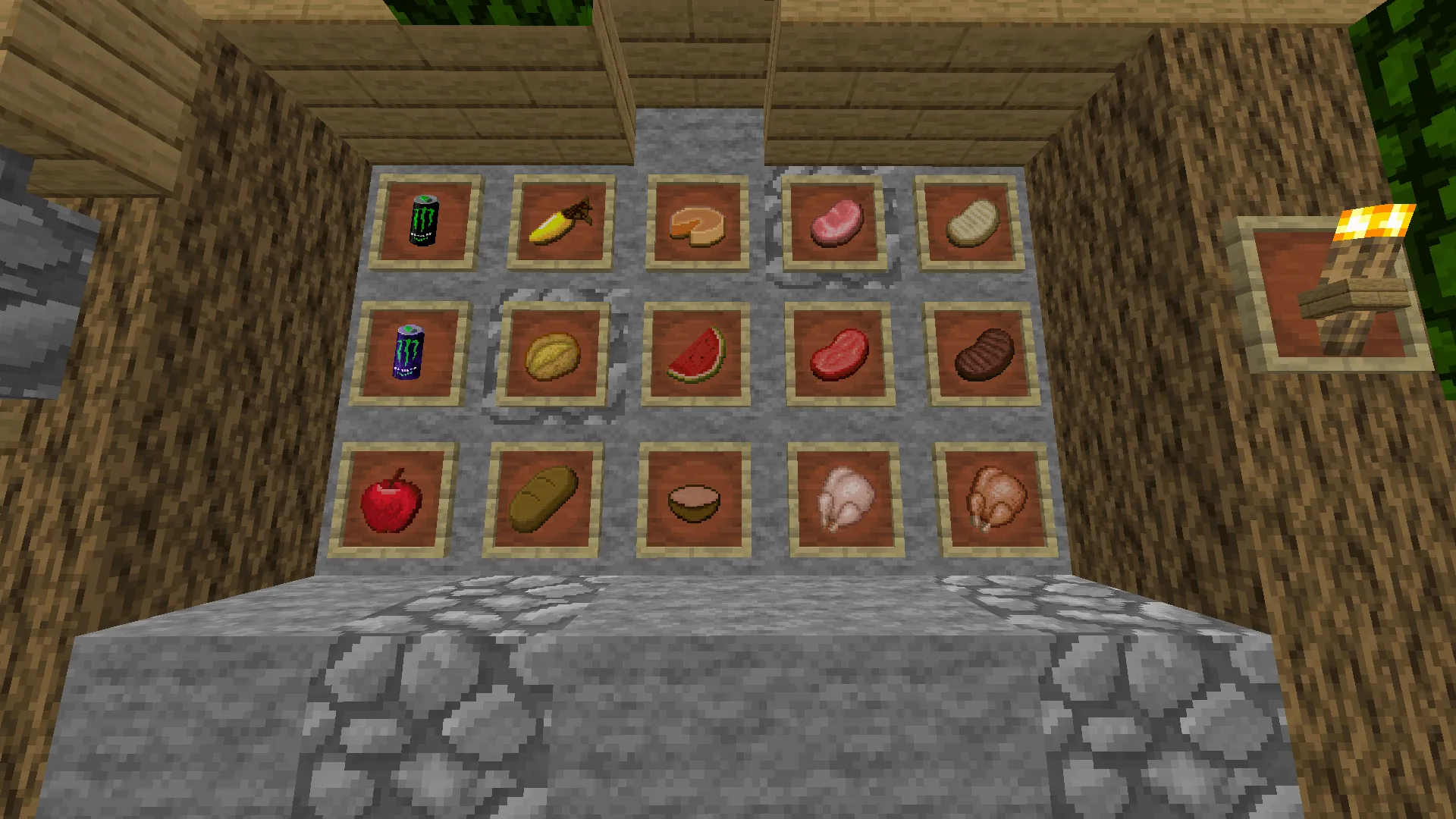 White Monster, Текстуры, Minecraft