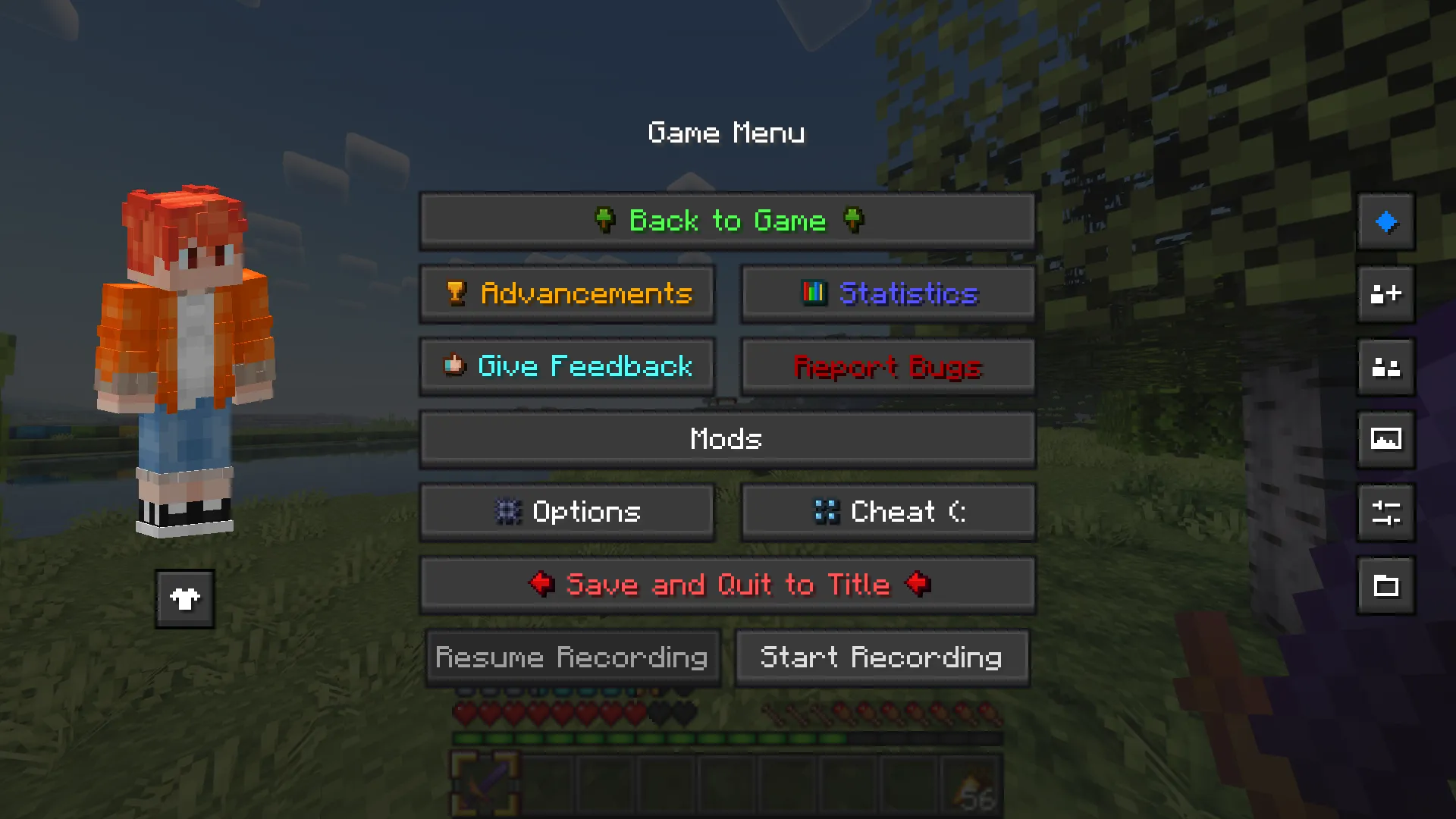 Dark Edge GUI [Cutting Edge Dark Mode] — скриншот 3 (Текстуры, Minecraft)