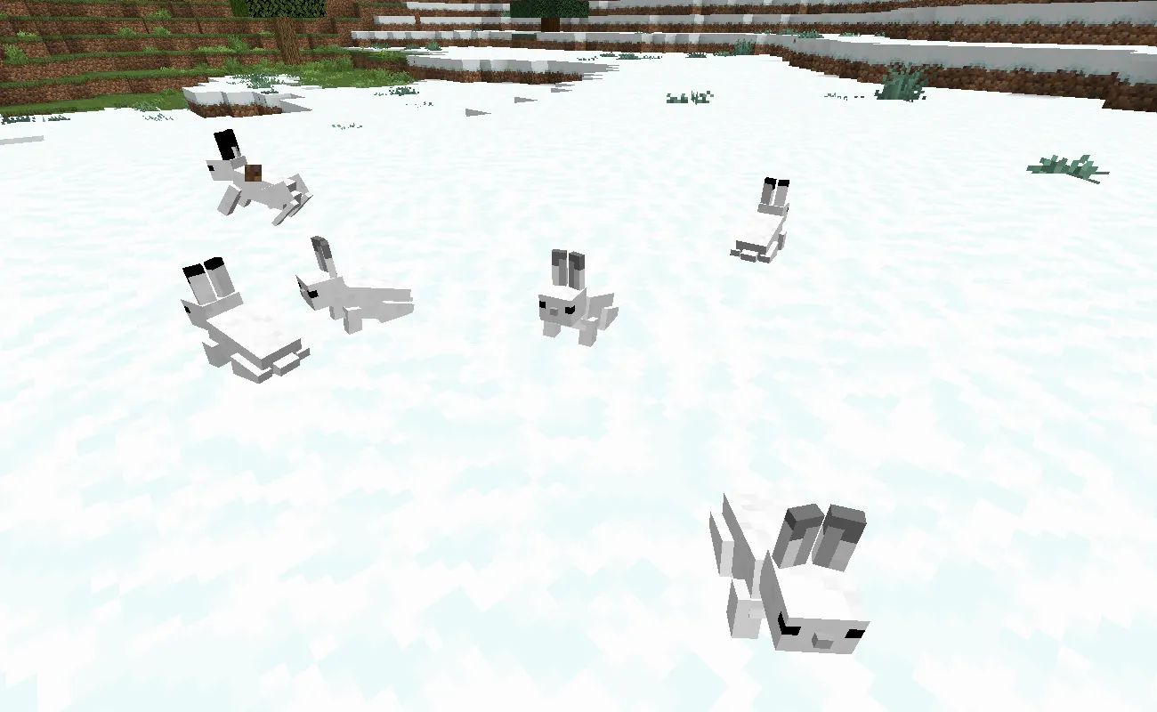 Bunny Variants With Better Eyes, Текстуры, Minecraft
