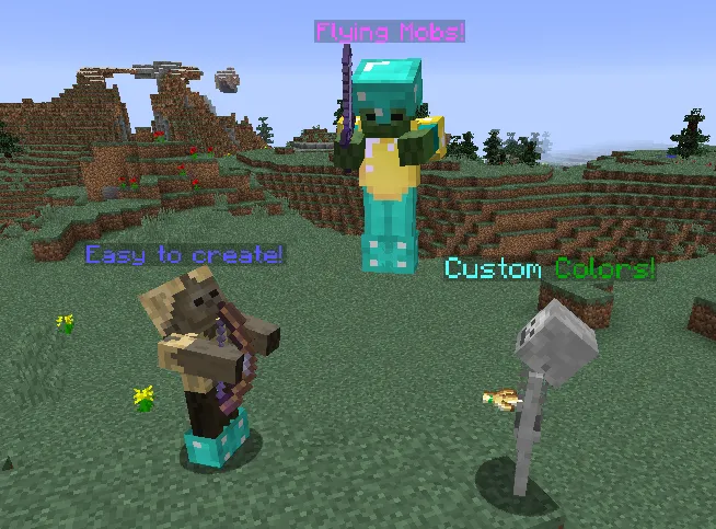 Standing Mobs — скриншот 1 (Плагины, Minecraft)