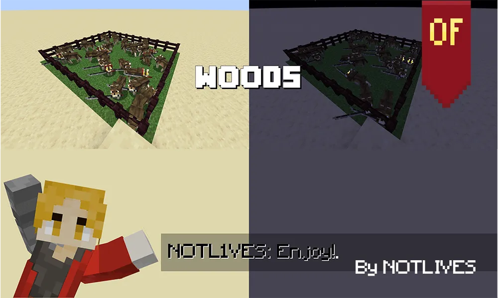 NOTLIVES's Samurai Dog Full Color, Текстуры, Minecraft
