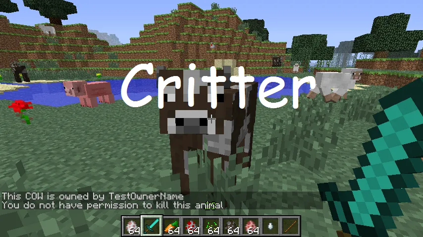 Critter — скриншот 1 (Плагины, Minecraft)