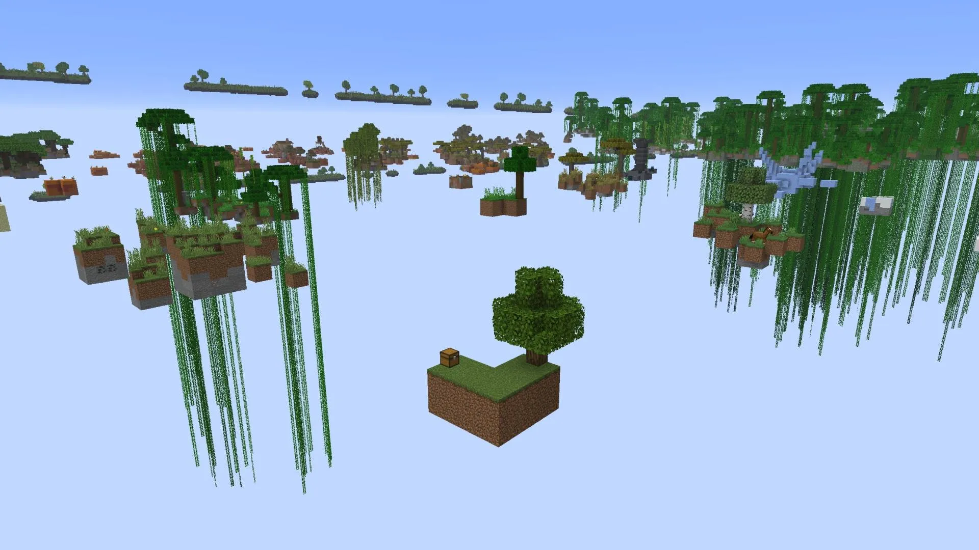 Tryzz's Skyblock Adventure, Карты, Minecraft