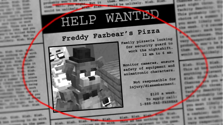 James' Five Night's Modpack — скриншот 1 (Модпаки, Minecraft)