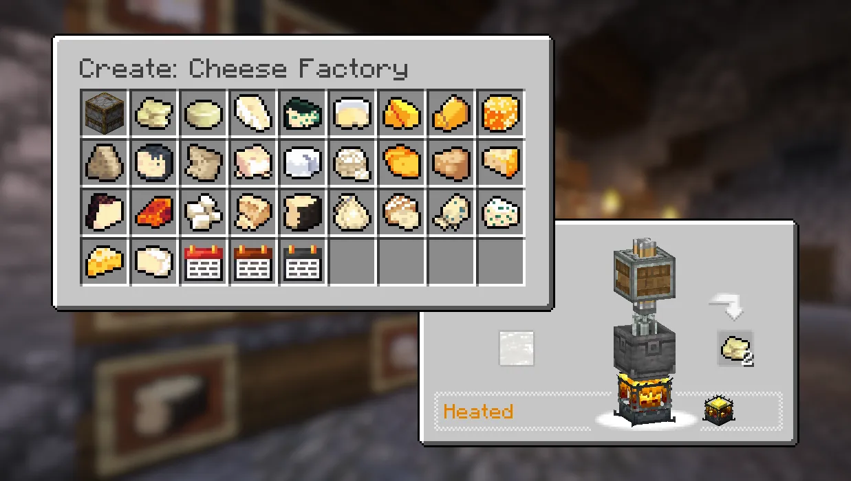 Create: Cheese Factory, Моды, Minecraft