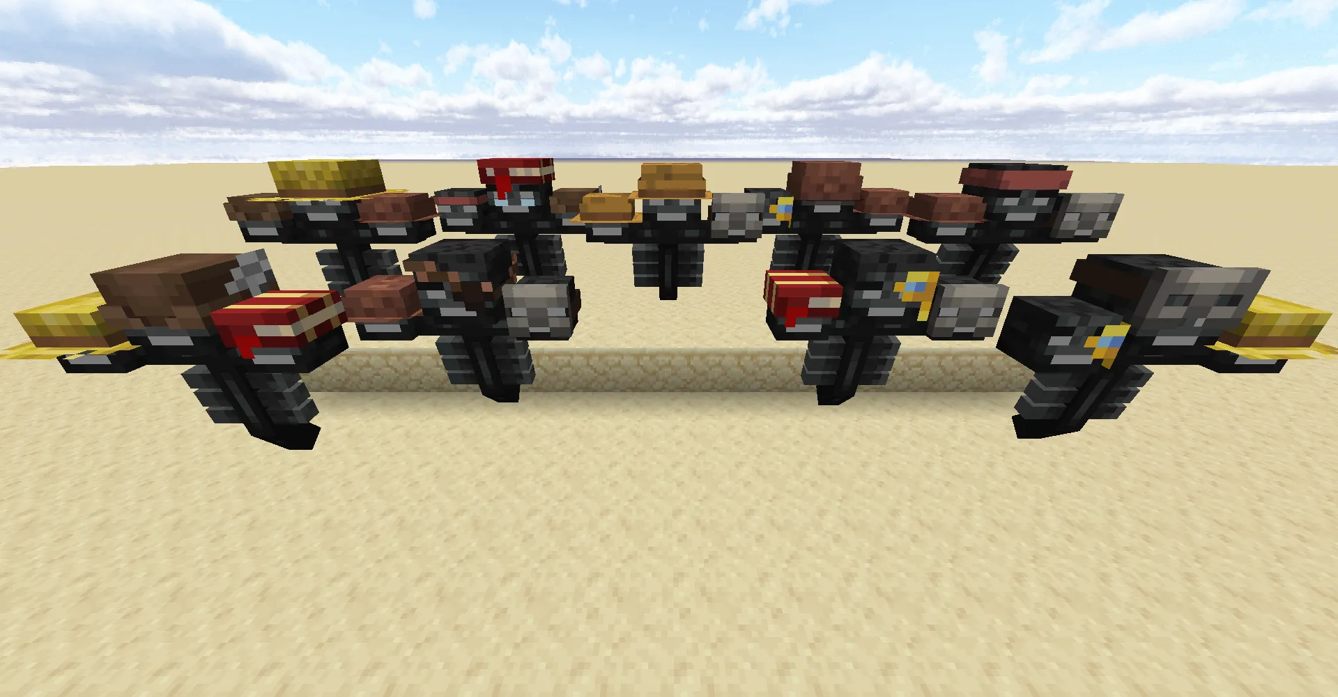 Withers with hats, Текстуры, Minecraft