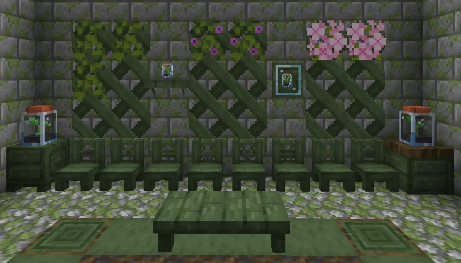 Mossy Green Mangrove, Текстуры, Minecraft