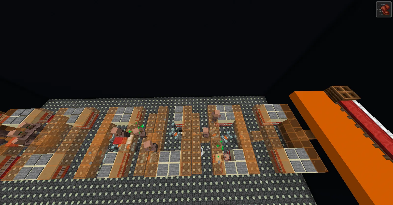 villager glass bridge (squid game) — скриншот 6 (Карты, Minecraft)